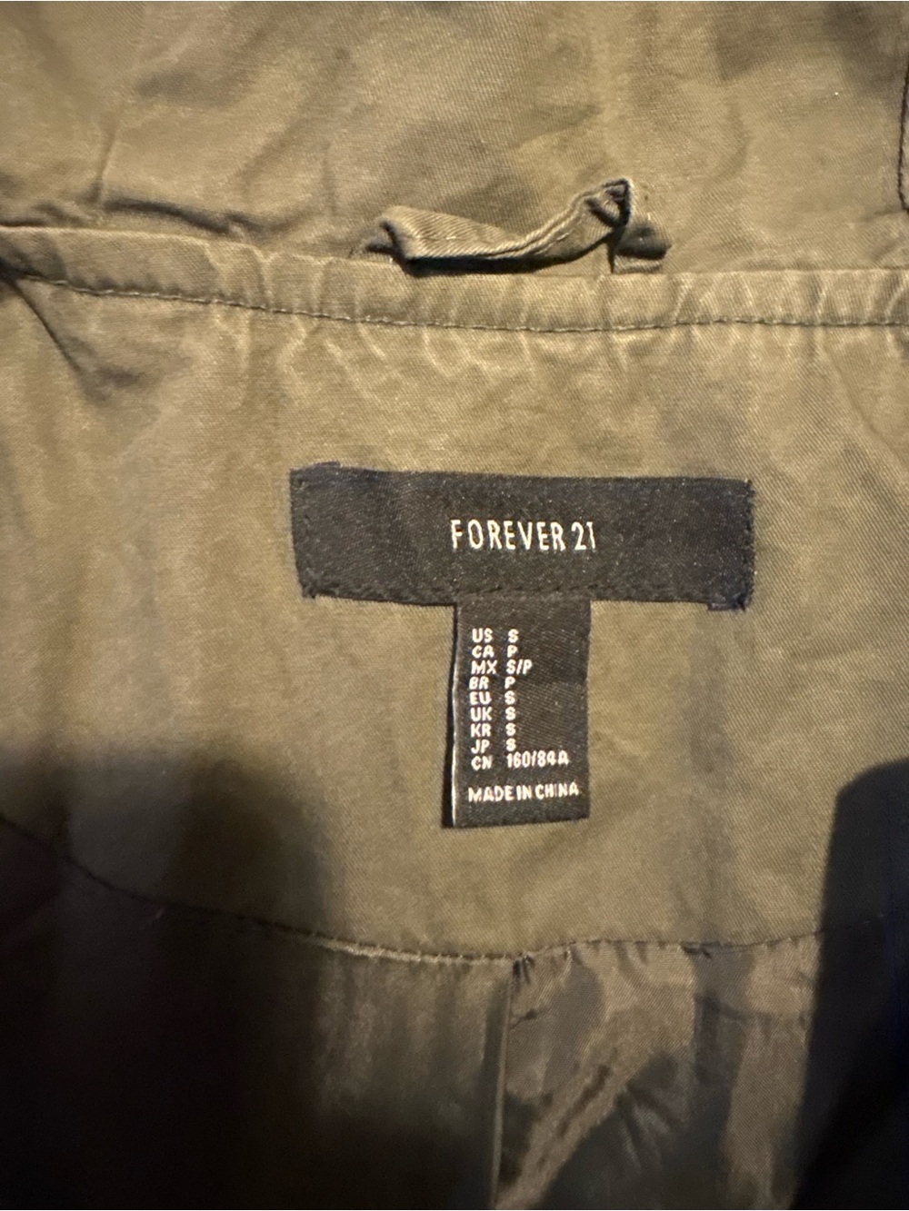 Olive Utility Anorak Jacket - Women - Picture 2 of 2